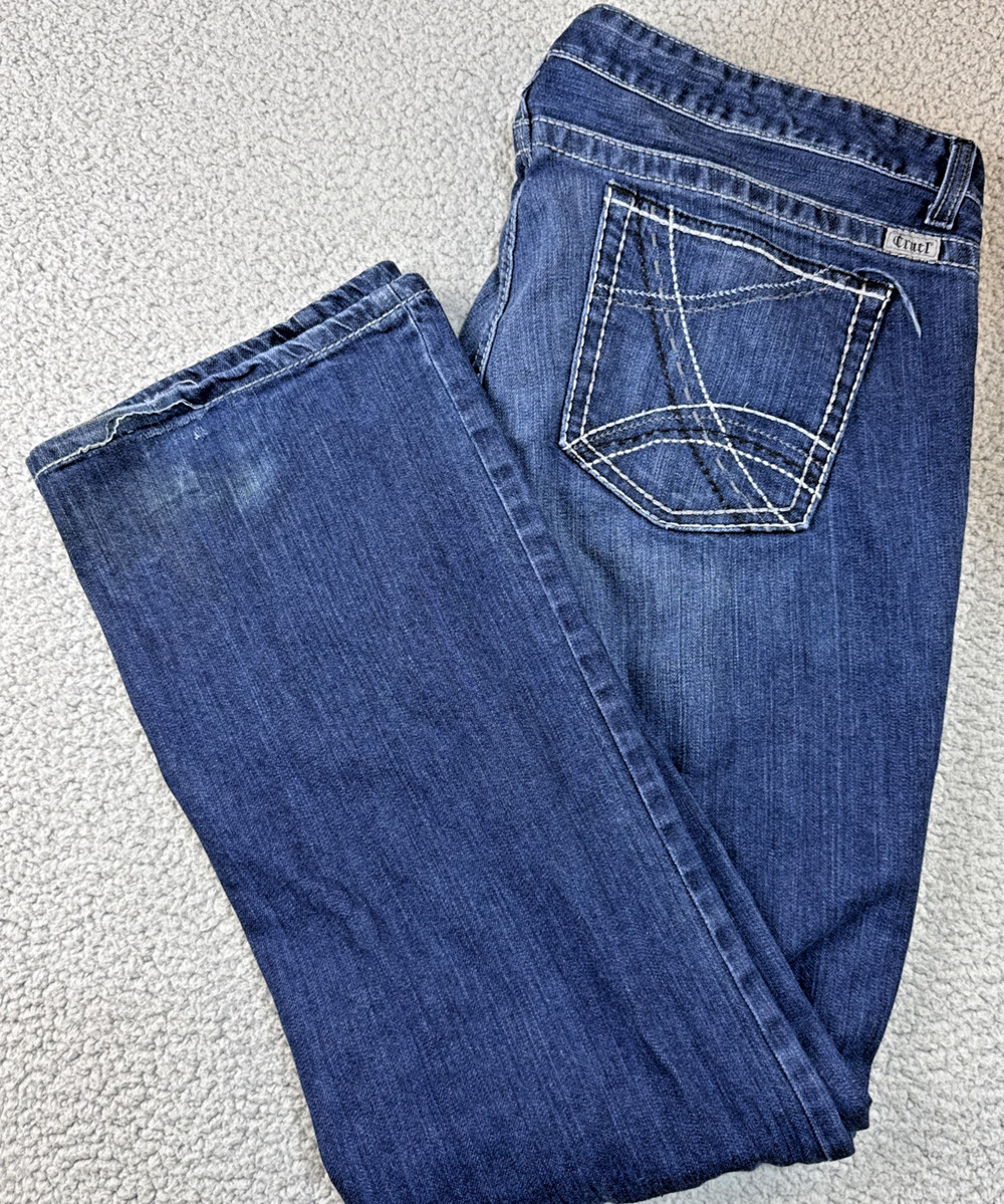 Cruel Denim "Blake" Blue Jeans Women's Size 34/17 L (40X31) western rodeo riding
